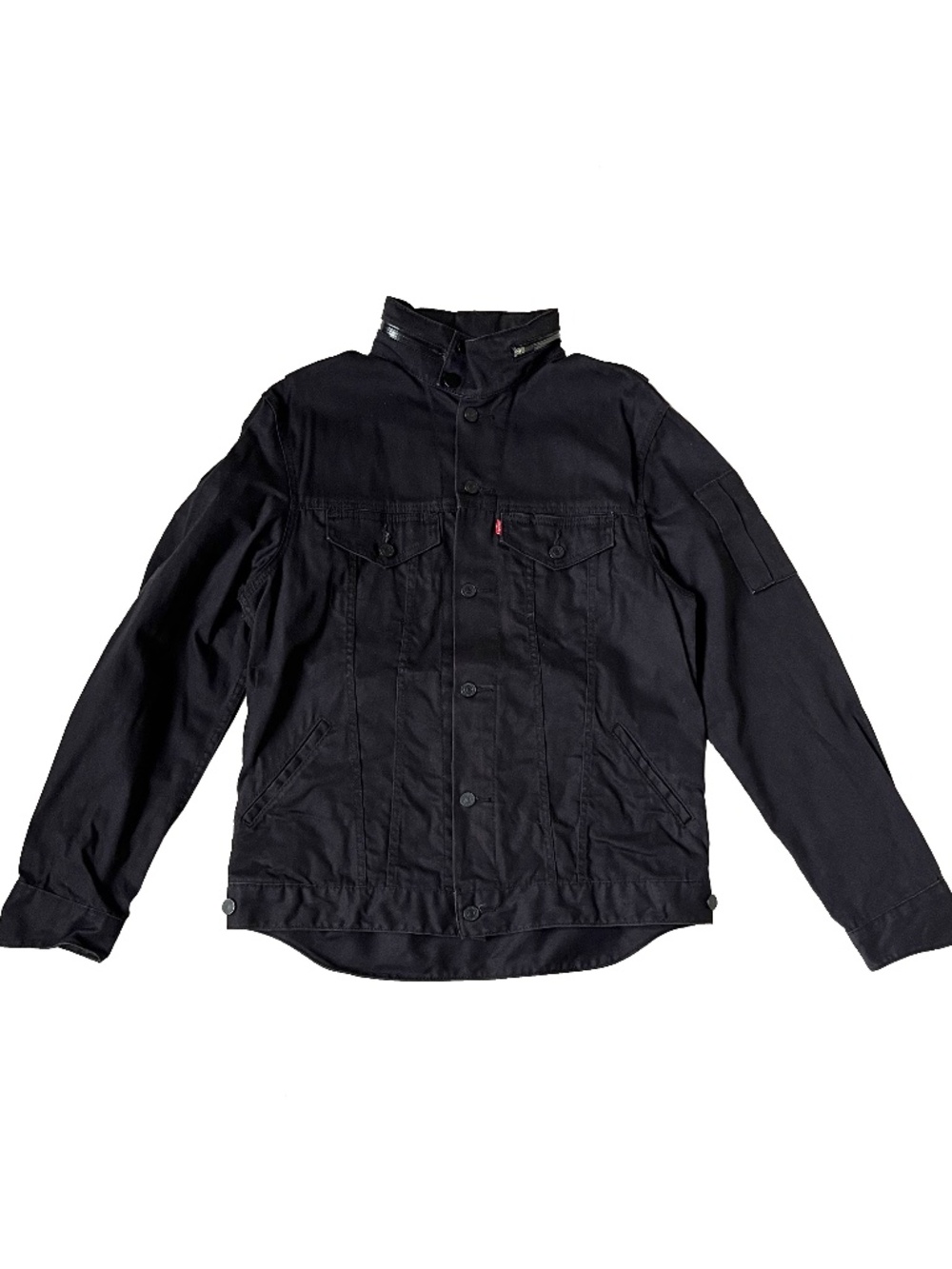 Levis Commuter Trucker Jacket Military Hooded Cycling Utility